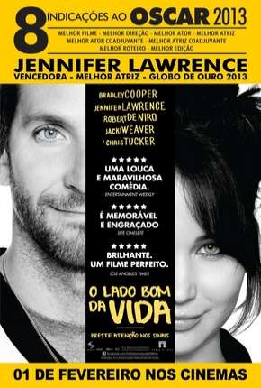 Filme O Lado Bom da Vida - Silver Linings Playbook 2012
