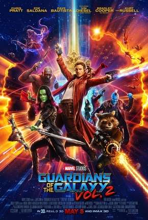 Filme Guardiões da Galáxia Vol. 2 - IMAX OPEN MATTE 2017