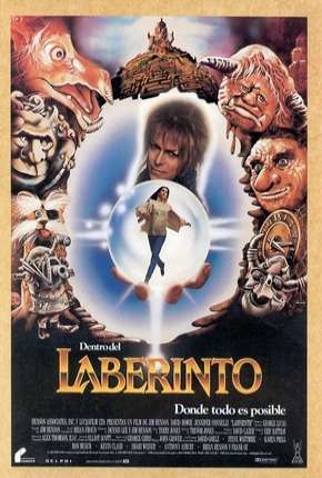 Filme Labirinto - A Magia do Tempo - DVD-R 1986