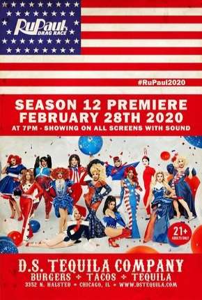 Série RuPaul’s Drag Race - 12ª Temporada Legendada 2020