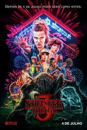 Série Stranger Things - 3ª Temporada 2019